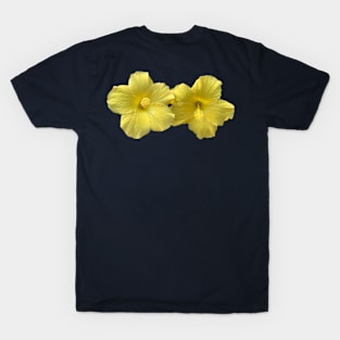 Twin Yellow Hibiscus T-Shirt